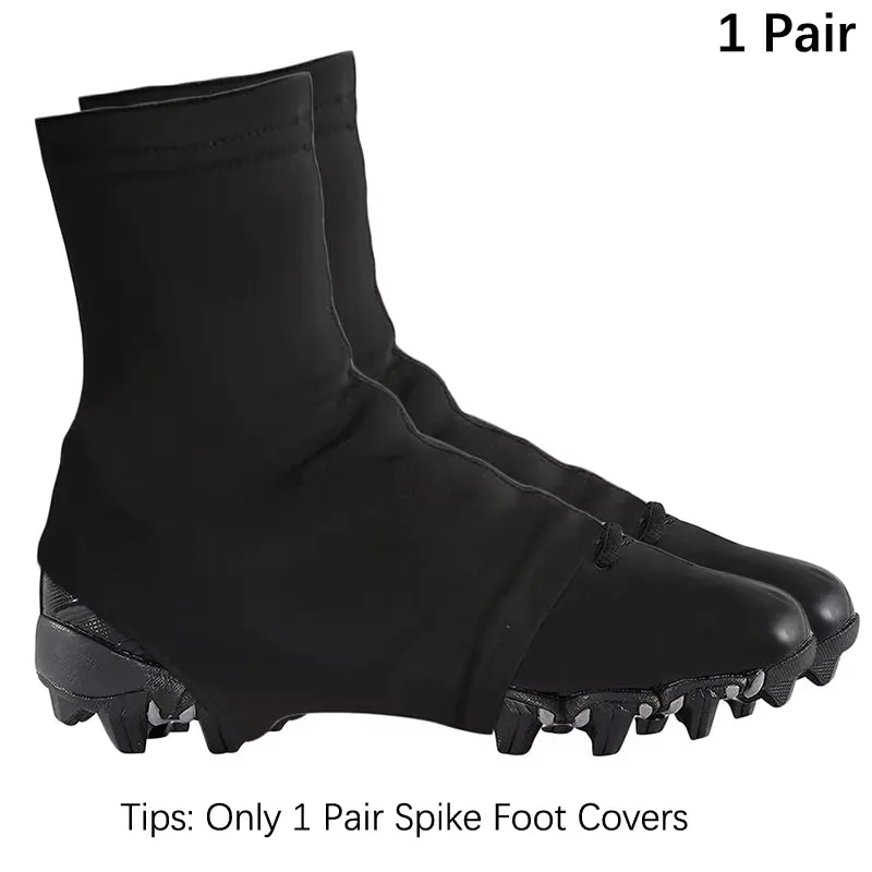 1 Pair Spats Football Cleat Covers Super Soft High Elastic Slip Resistant Solid Color Soccer Spats Sports Accessories