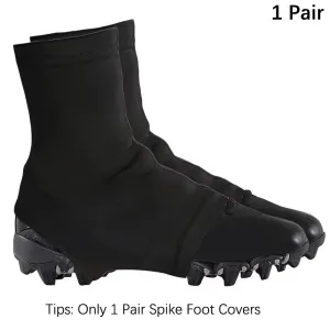 1 Pair Spats Football Cleat Covers Super Soft High Elastic Slip Resistant Solid Color Soccer Spats Sports Accessories