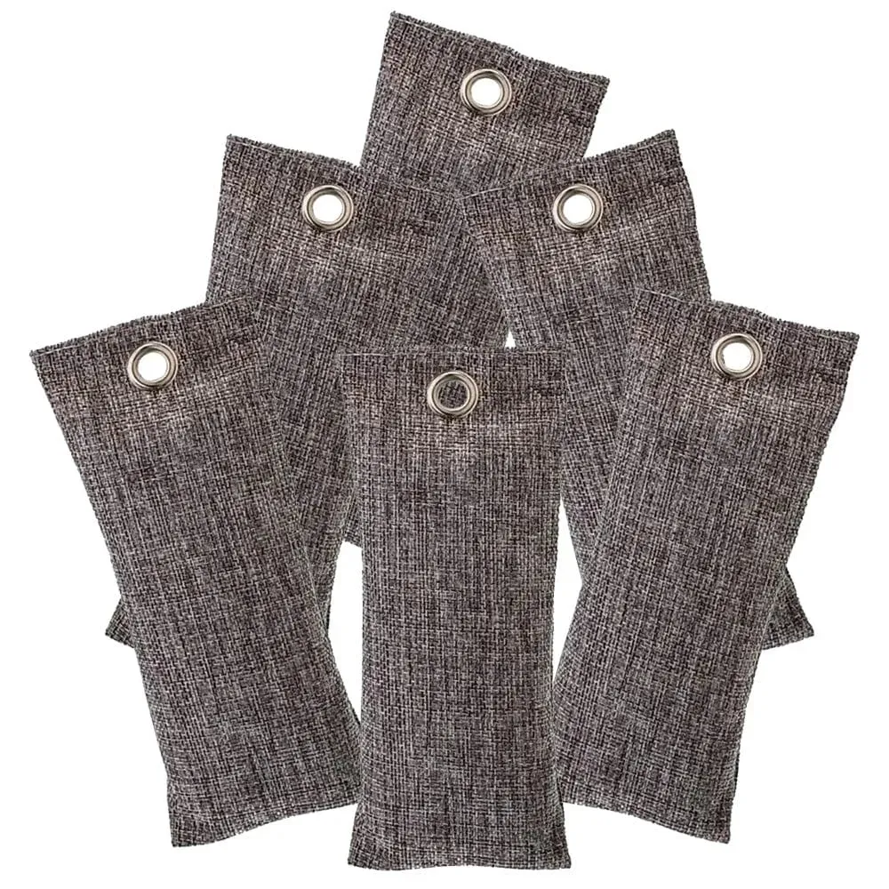 6 x 50g Bamboo Charcoal Purifying Bags Natural Air Fresheners