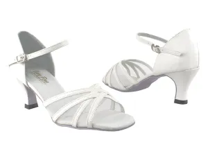 6027 White Leather_White Mesh