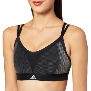 Adidas Black Racerback Sports Bra with Mesh Details, no size tag