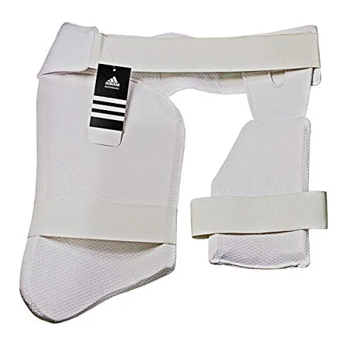 Adidas Double Knit Fabric XT 2.0 Cricket Dual Thigh Guard foe Men - 15  (Black)