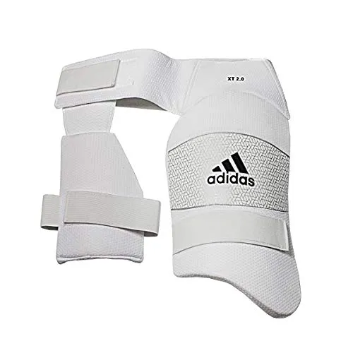 Adidas Double Knit Fabric XT 2.0 Cricket Dual Thigh Guard foe Men - 15  (Black)