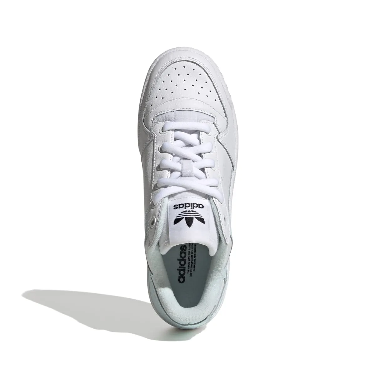 ADIDAS GY6985 FORUM BOLD WMN'S (Medium) White/Blue/Blue Leather & Suede Basketball Shoes