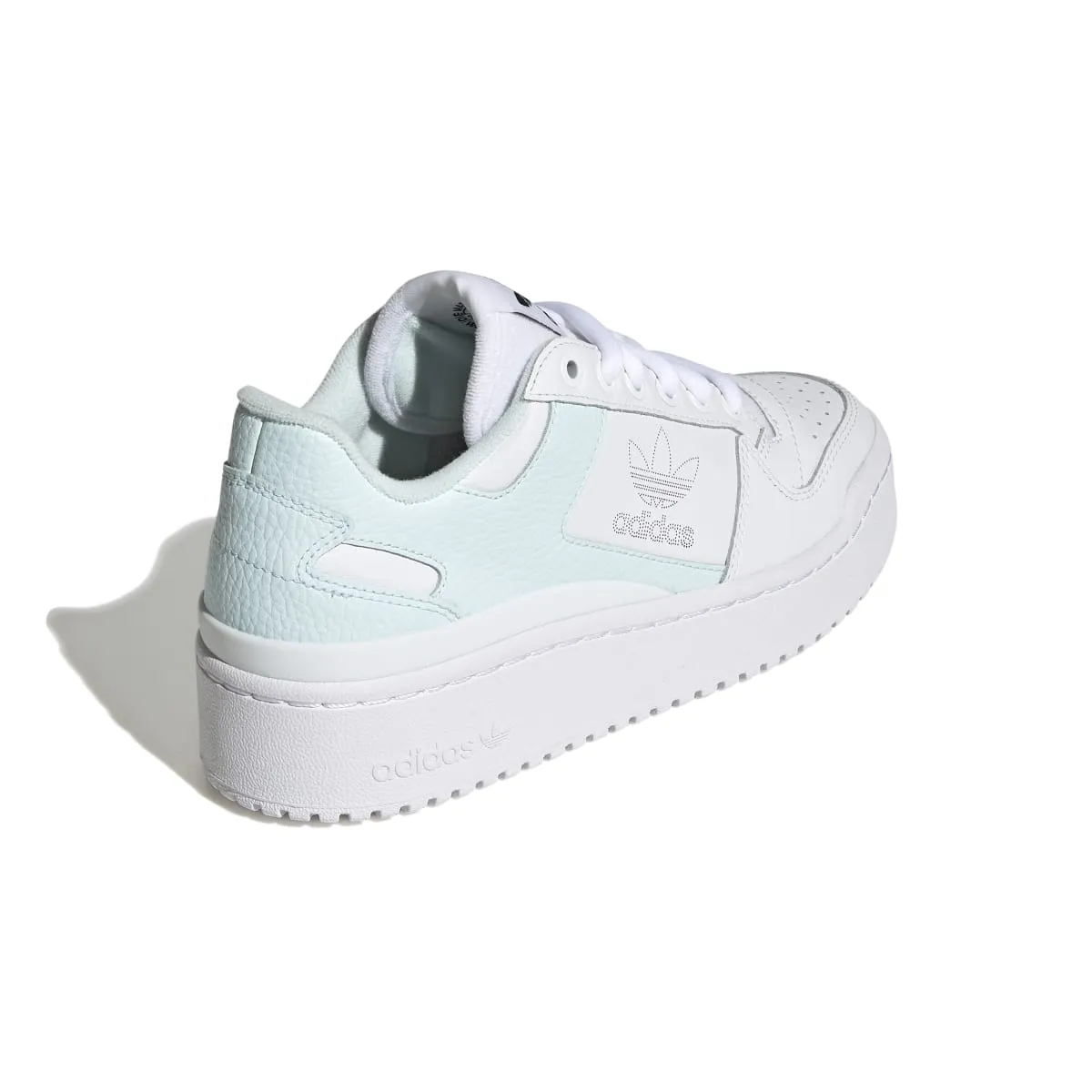 ADIDAS GY6985 FORUM BOLD WMN'S (Medium) White/Blue/Blue Leather & Suede Basketball Shoes