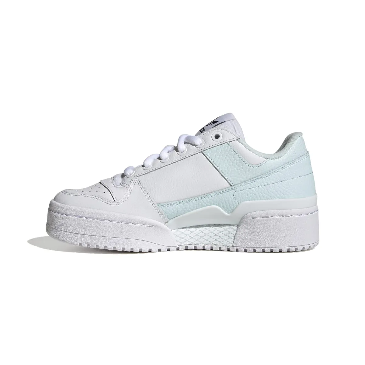 ADIDAS GY6985 FORUM BOLD WMN'S (Medium) White/Blue/Blue Leather & Suede Basketball Shoes