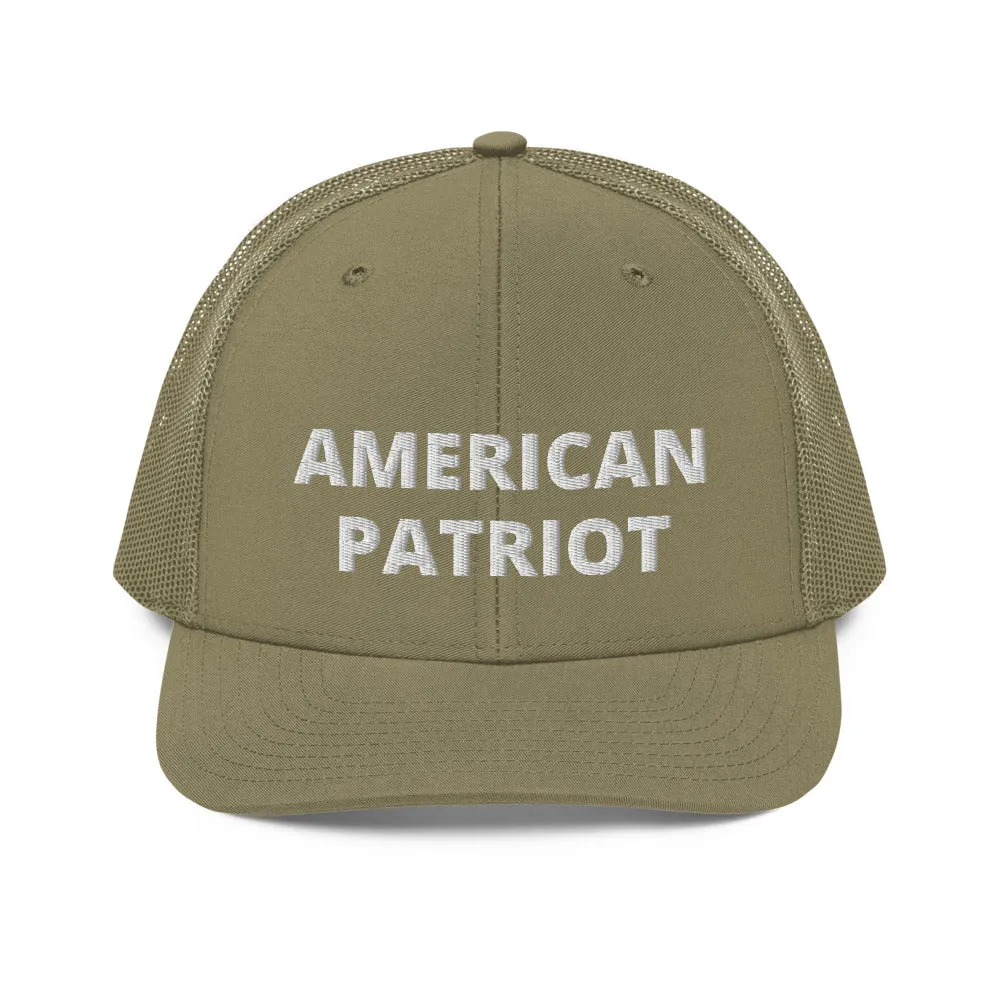 American Patriot Trucker Cap