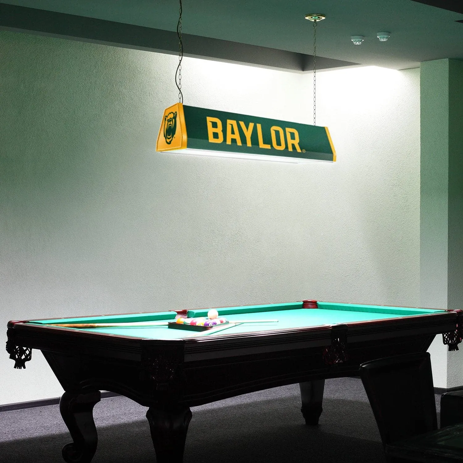 Baylor Bears: Standard Pool Table Light