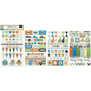 Bo Bunny Clear Stickers - [Collection] - Game On
