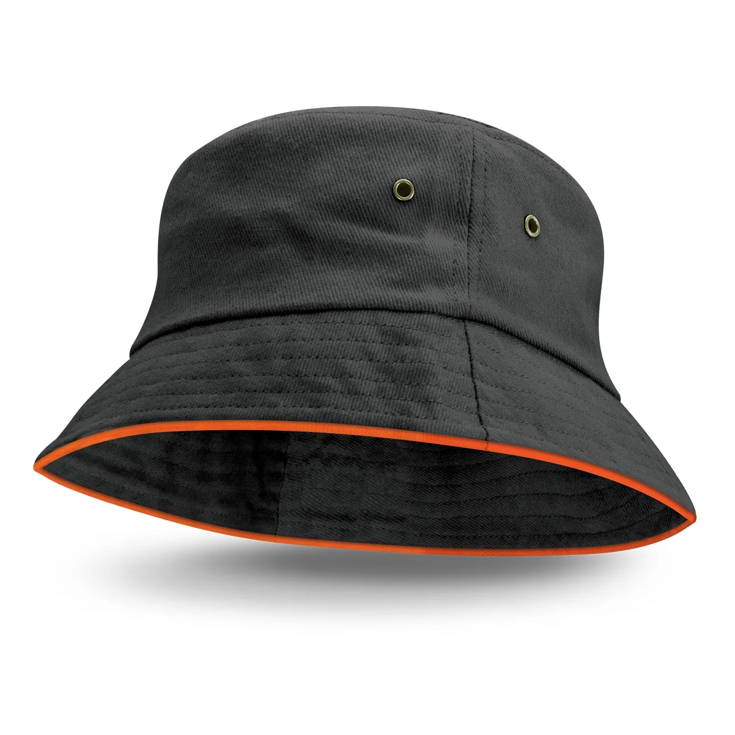 Bondi Bucket Hat-Coloured Sandwich Trim(SHW-25T)