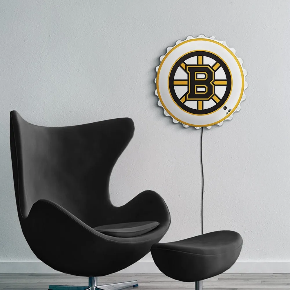 Boston Bruins: Bottle Cap Wall Light