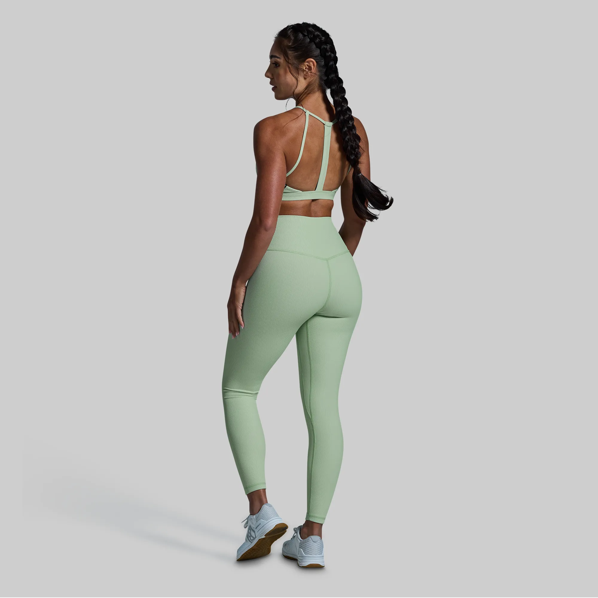 Break the Limits Sports Bra (Cameo Green)
