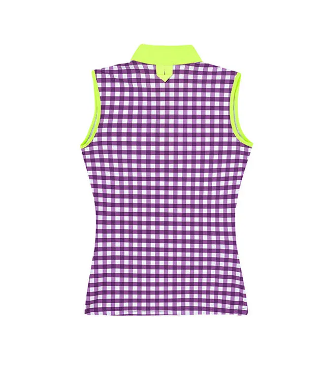CHUCUCHU Gingham Check Top- 3 Colors