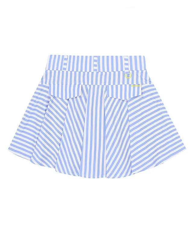 CHUCUCHU Striped Jersey Hull Skirt