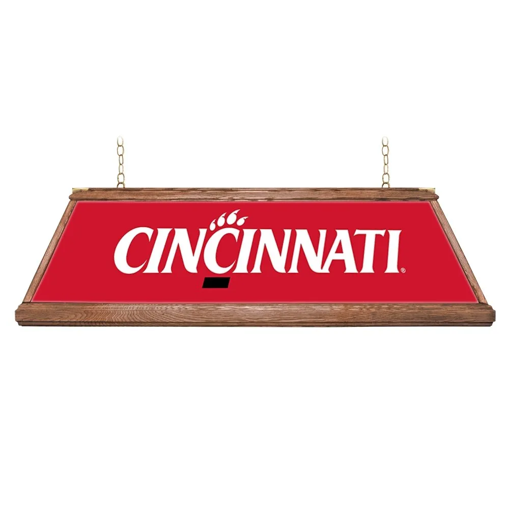 Cincinnati Bearcats: Premium Wood Pool Table Light