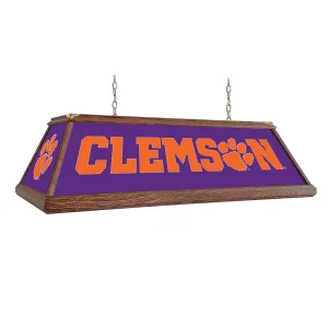 Clemson Tigers: Premium Wood Pool Table Light