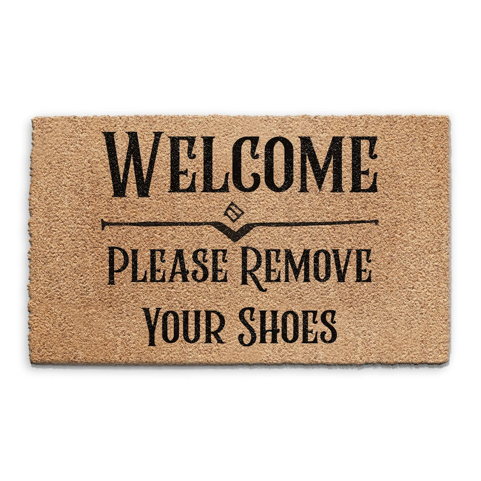 Coir Doormat - Remove Your Shoes