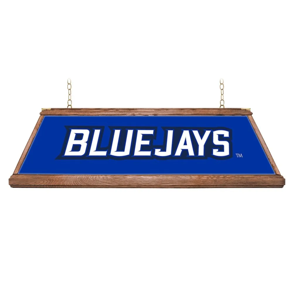 Creighton Bluejays: Premium Wood Pool Table Light