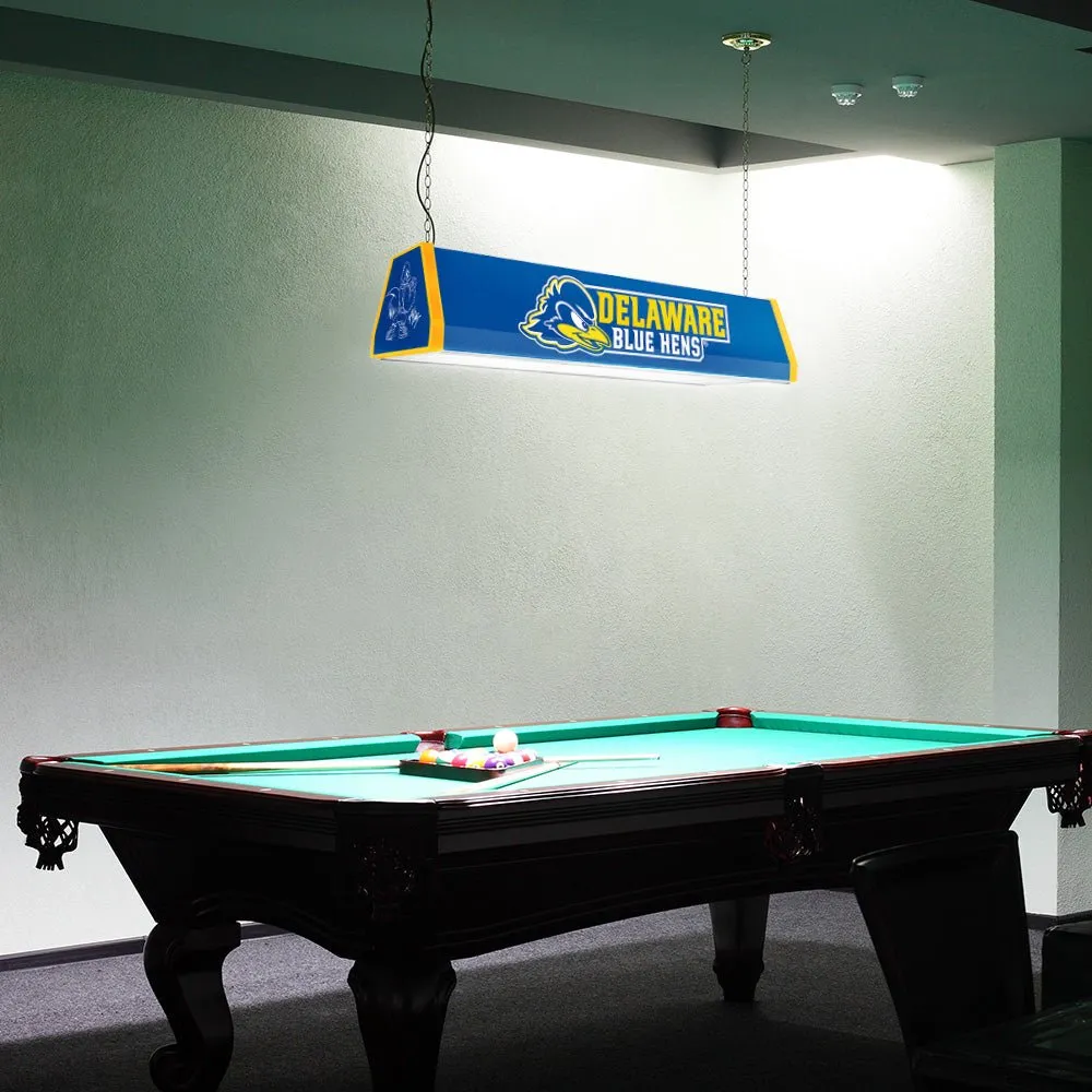 Delaware Blue Hens: Logo - Standard Pool Table Light