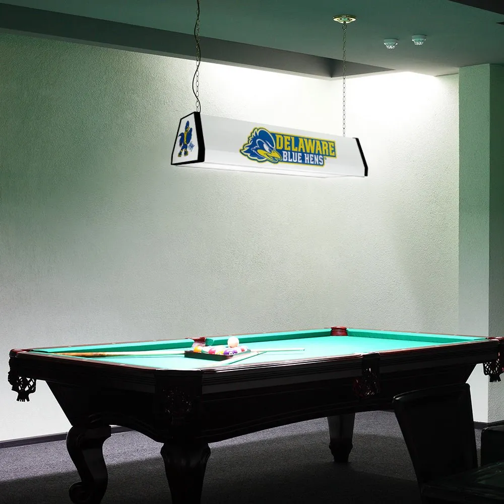Delaware Blue Hens: Logo - Standard Pool Table Light