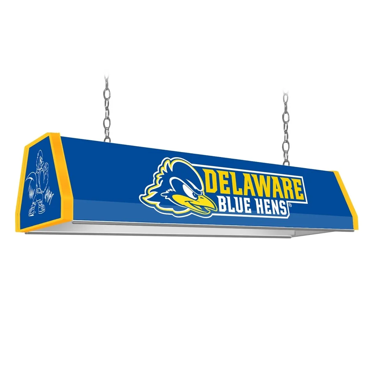 Delaware Blue Hens: Logo - Standard Pool Table Light
