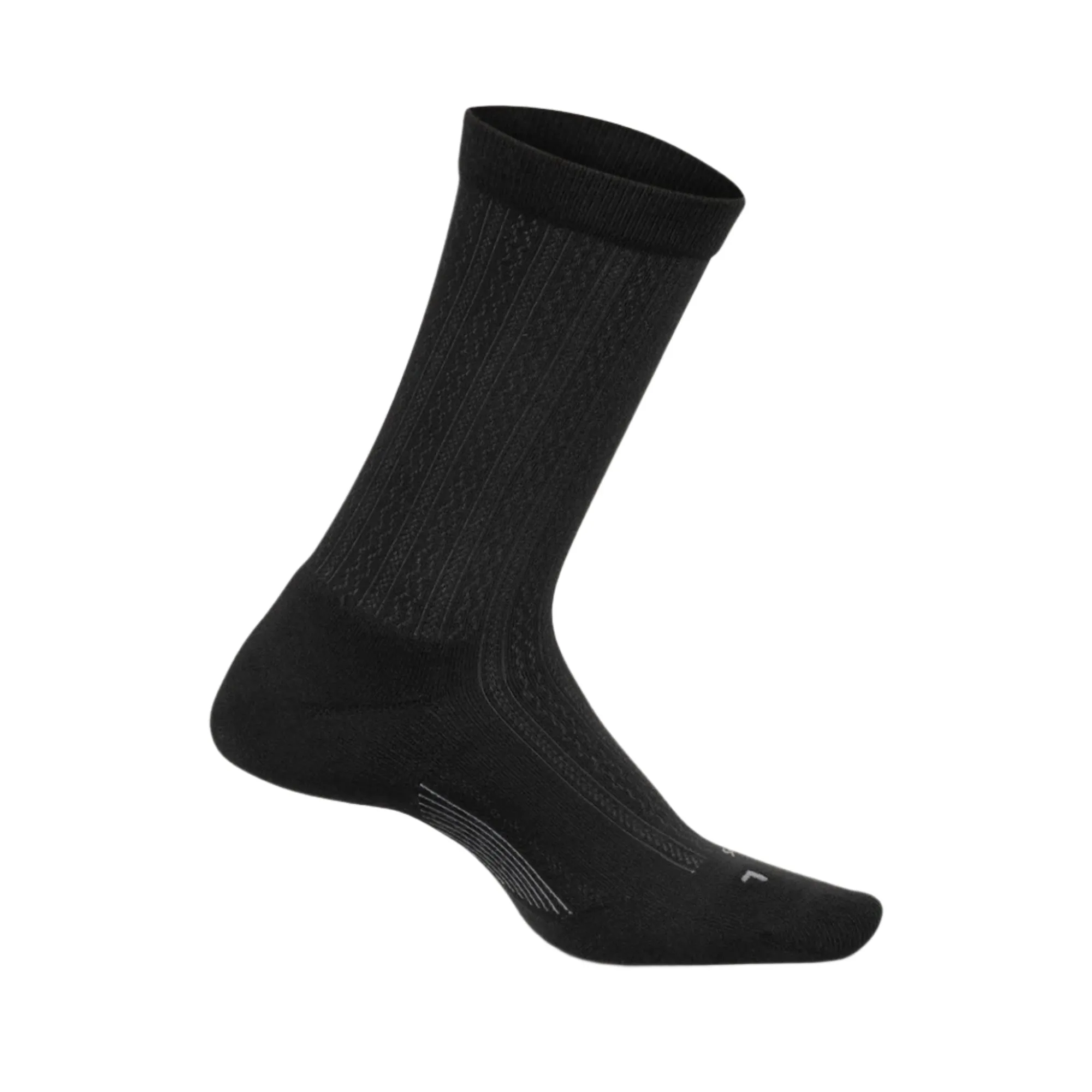 Feetures Womens Everyday Texture Max Cushion Crew Socks