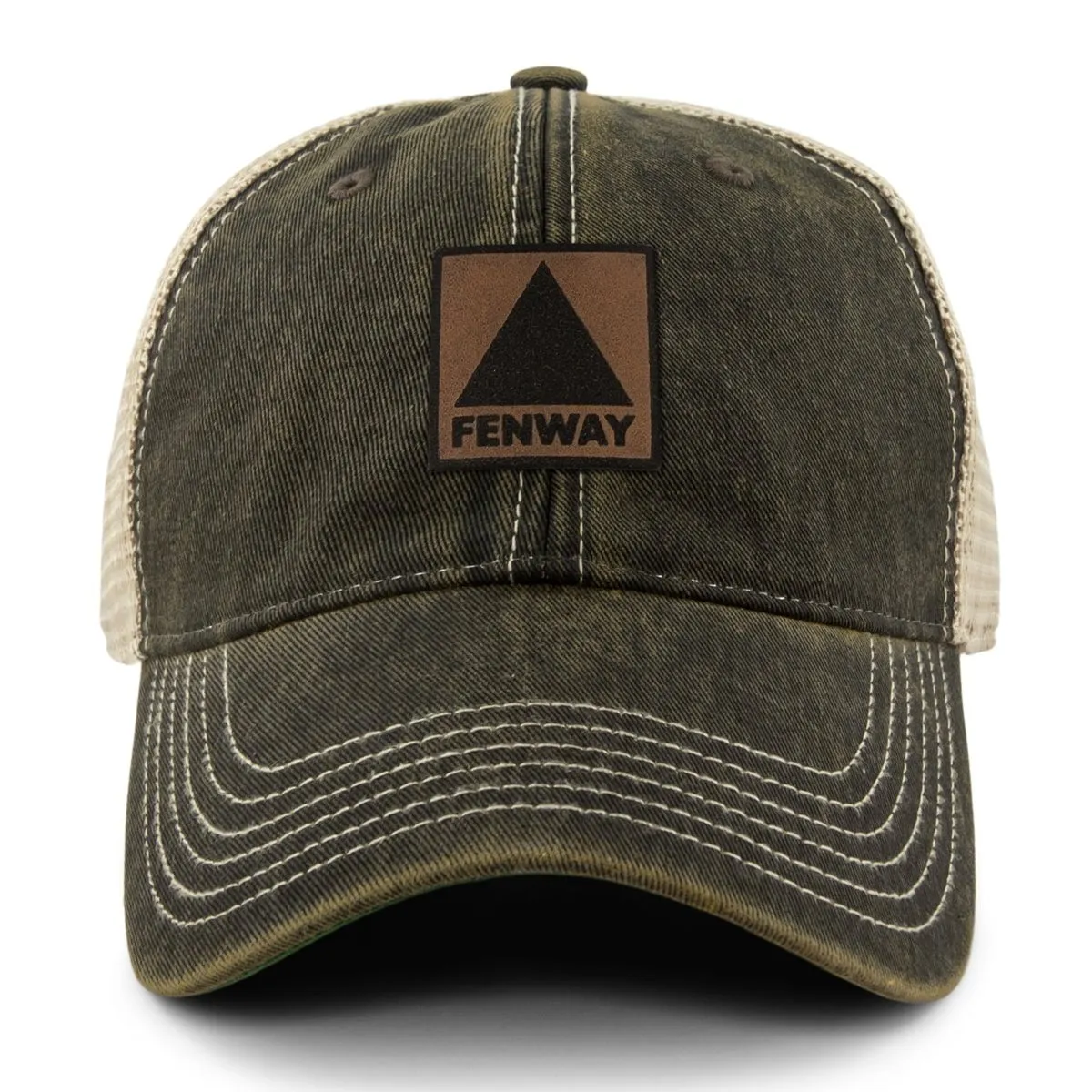 Fenway Leather Patch Dirty Water Trucker