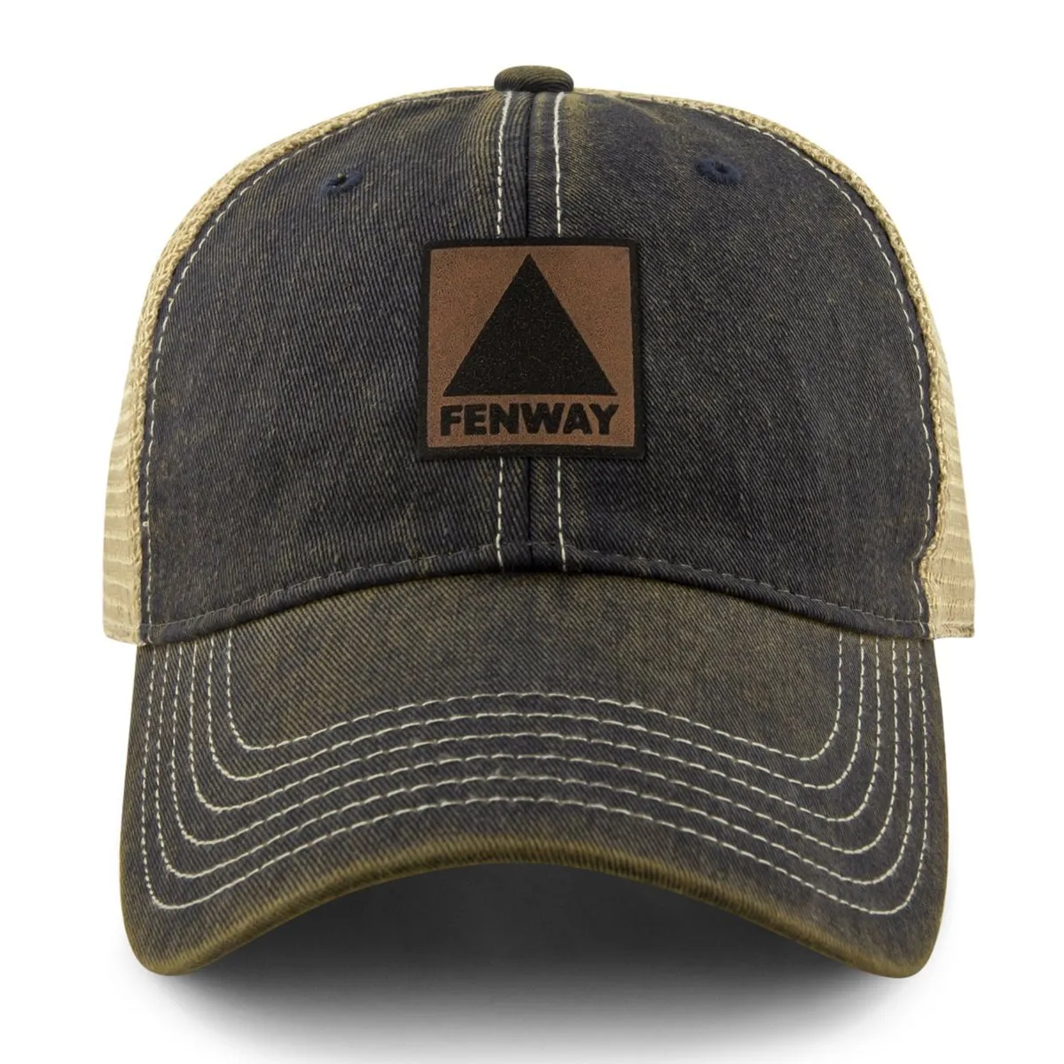 Fenway Leather Patch Dirty Water Trucker