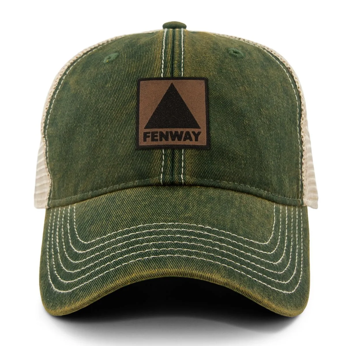 Fenway Leather Patch Dirty Water Trucker