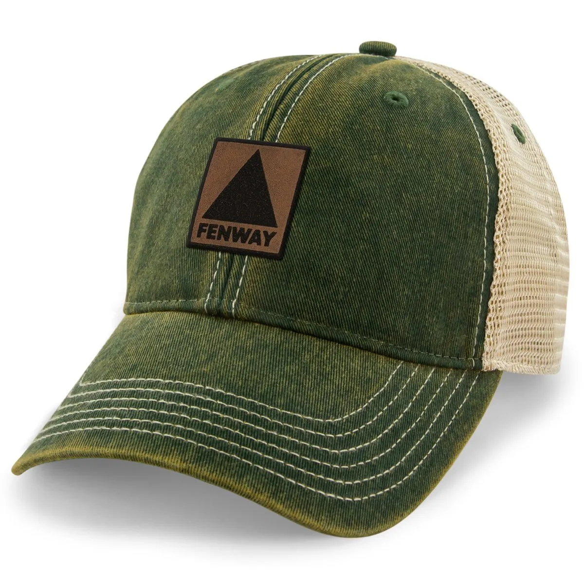 Fenway Leather Patch Dirty Water Trucker