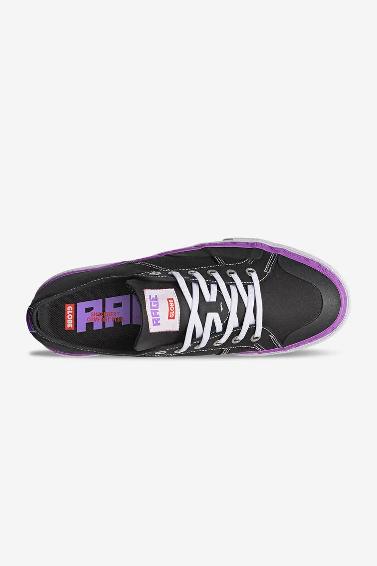 Globe Surplus Black/White/Rage skate shoes