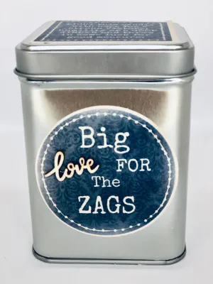 Gonzaga Fan Can  Candle