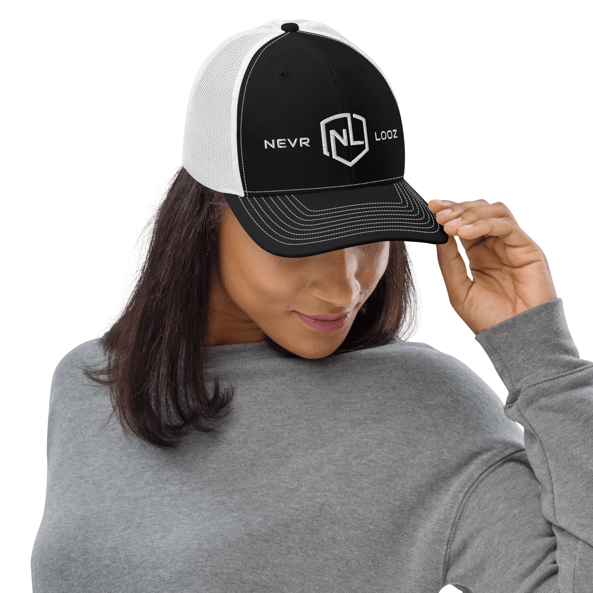 Hat - NL Straight Logo Trucker