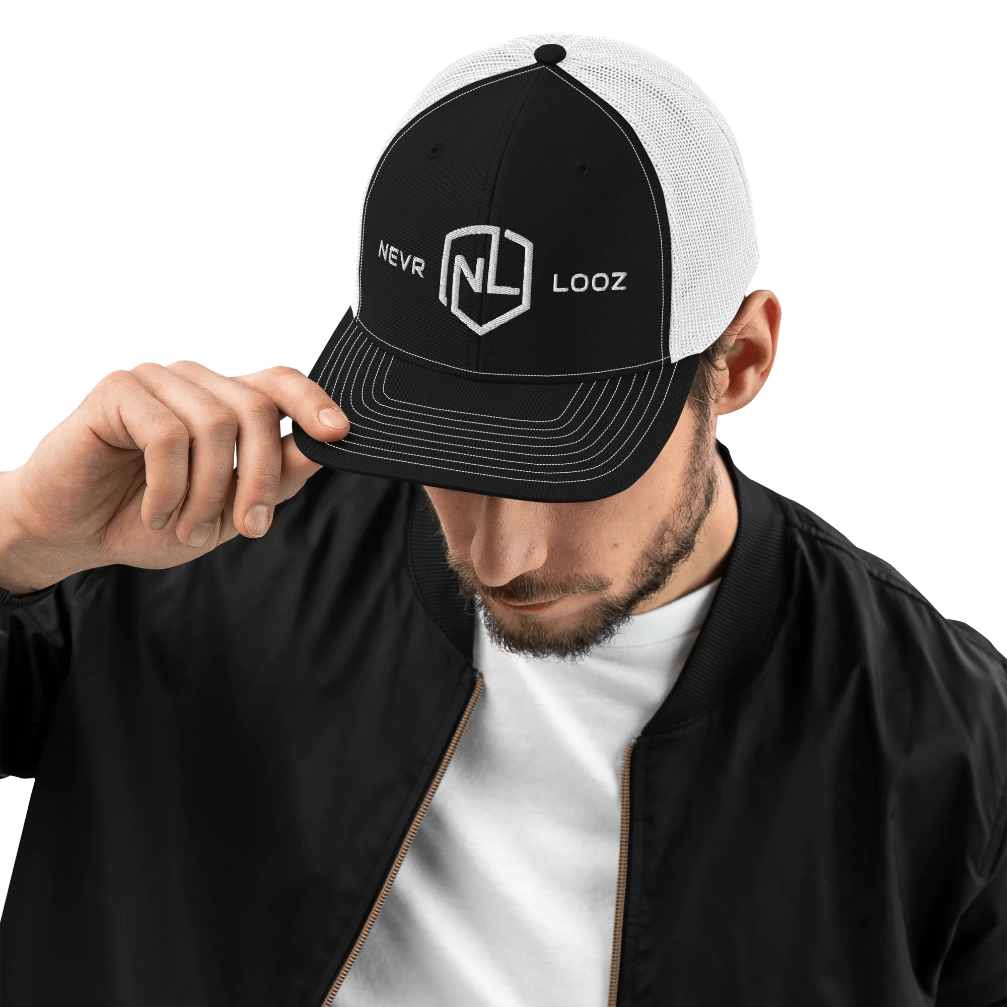 Hat - NL Straight Logo Trucker