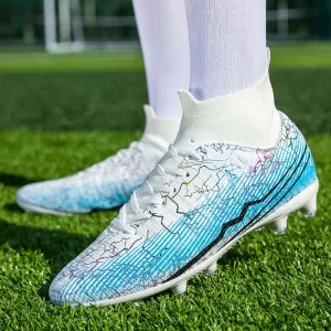 Hot Selling Large size Non-Slip Turf Soccer Cleats TF/FG Training Chaussures De Chuteira Campo Football Boots for Men