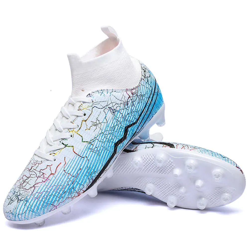 Hot Selling Large size Non-Slip Turf Soccer Cleats TF/FG Training Chaussures De Chuteira Campo Football Boots for Men