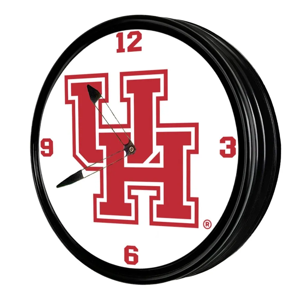 Houston Cougars: Retro Lighted Wall Clock