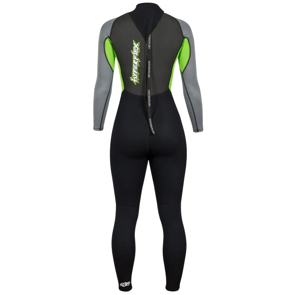 HYPERFLEX WMS ACCESS 3/2 BACK ZIP GREEN/GRAY