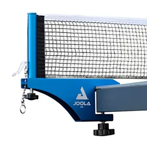 JOOLA Professional Grade WX Aluminum Indoor & Outdoor Table Tennis Net and Post Set - Quick Setup - 72in Regulation Ping Pong Net - Reinforced Cotton Blend Net w/Adjustable Tensioning System