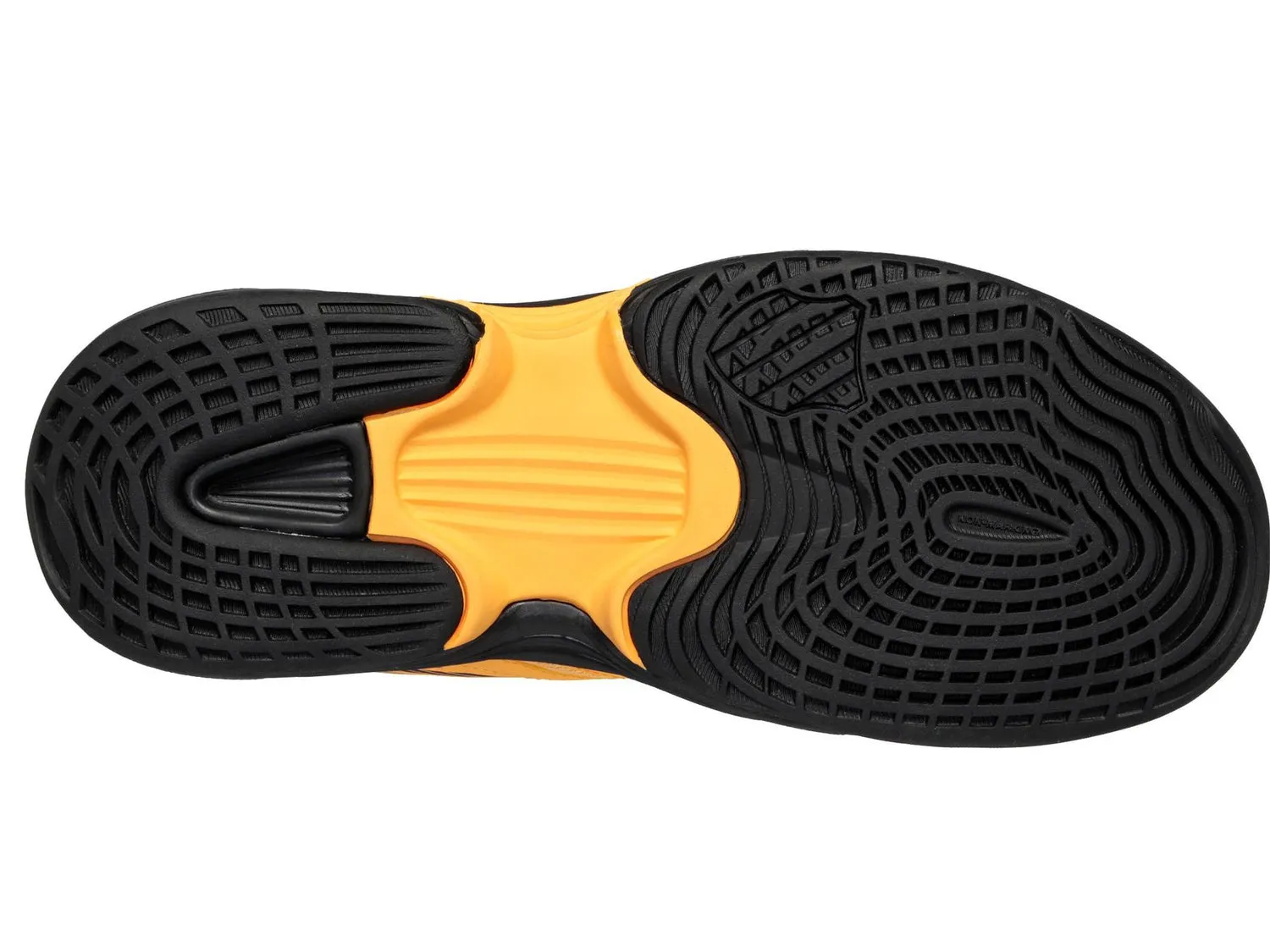K-Swiss Kids SpeedTrac Tennis Shoes in Amber Yellow/Moonless Night