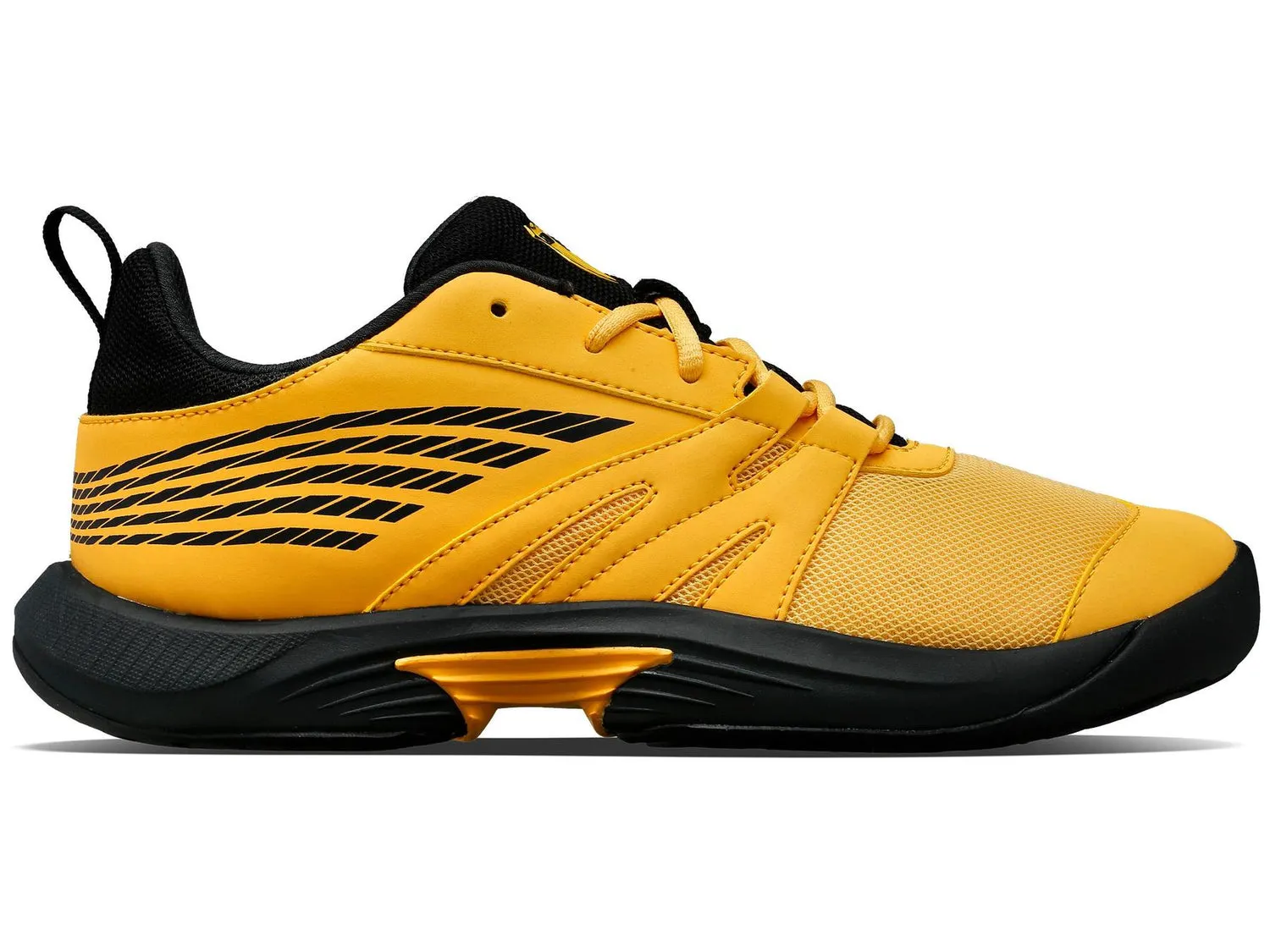 K-Swiss Kids SpeedTrac Tennis Shoes in Amber Yellow/Moonless Night