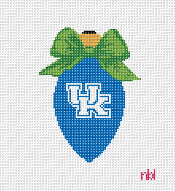 Kentucky Christmas Bow Light Bulb