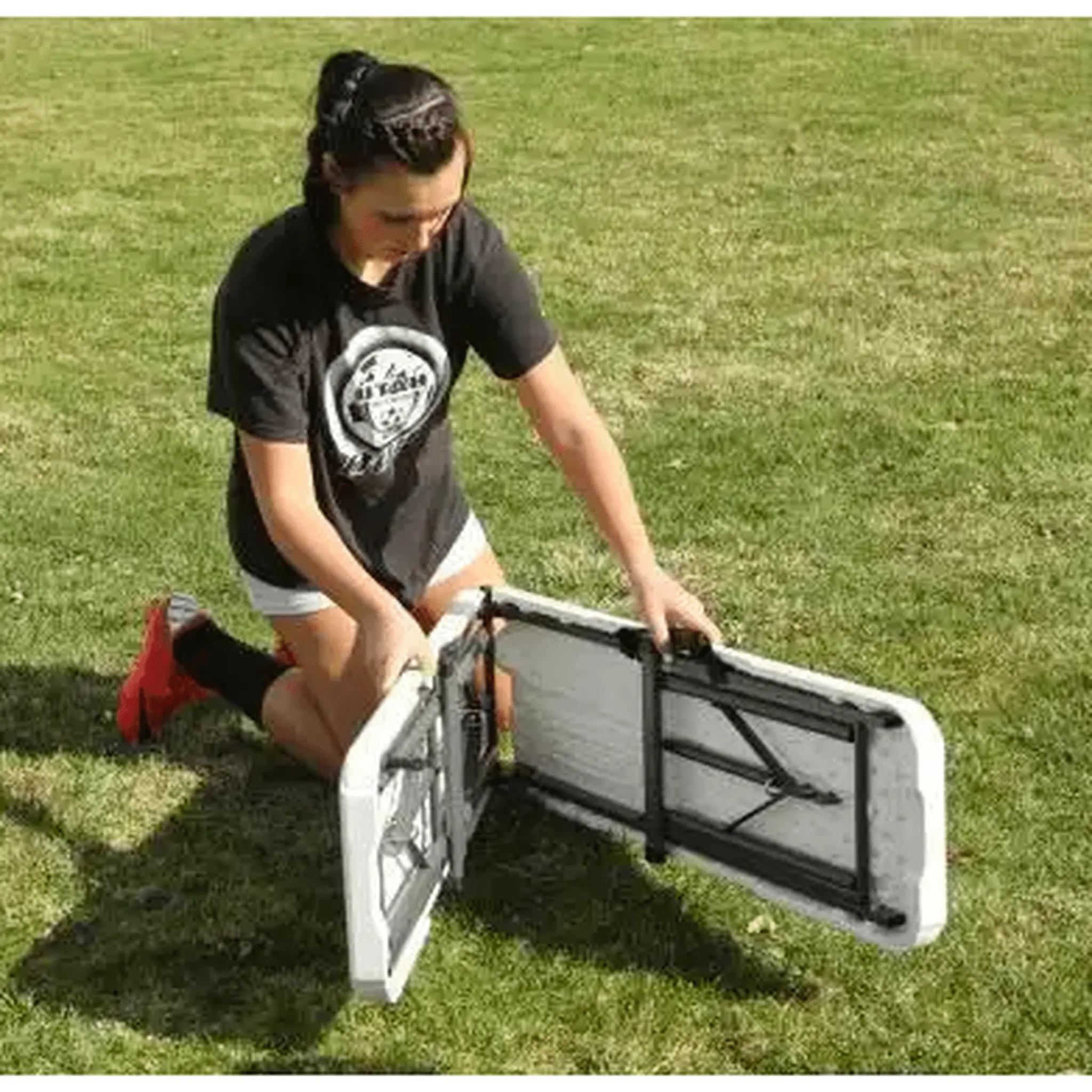 Lifetime 6' Fold-In-Half Bench Light Commercial