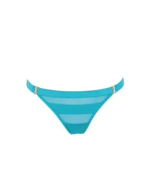 Lilia Mesh Thong - Peacock Blue -