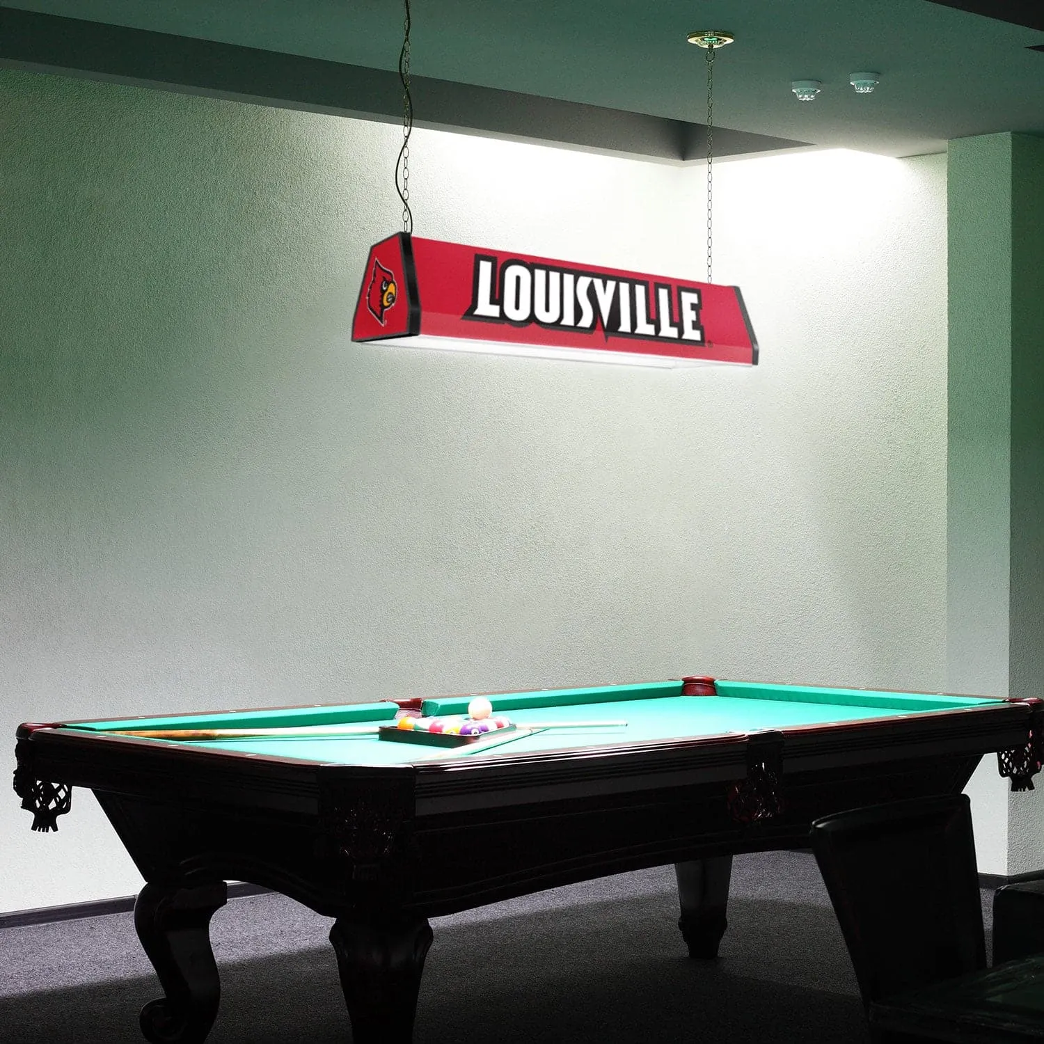 Louisville Cardinals: Standard Pool Table Light