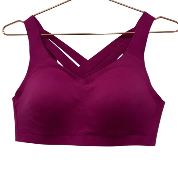 LULULEMON ENLITE sports bra. Pomegranate color.  36 B