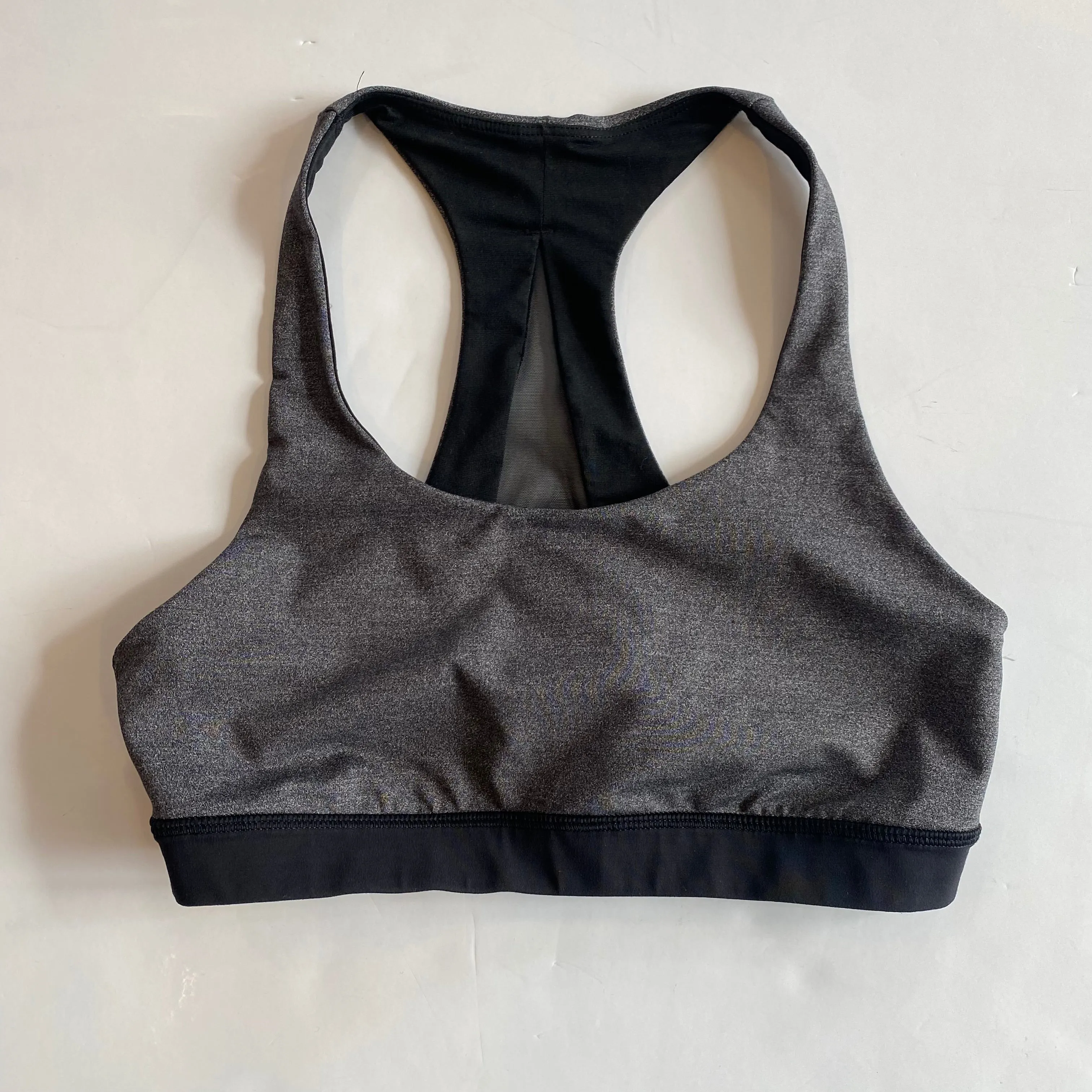 LULULEMON Sports Bra Black /Gray Size 8