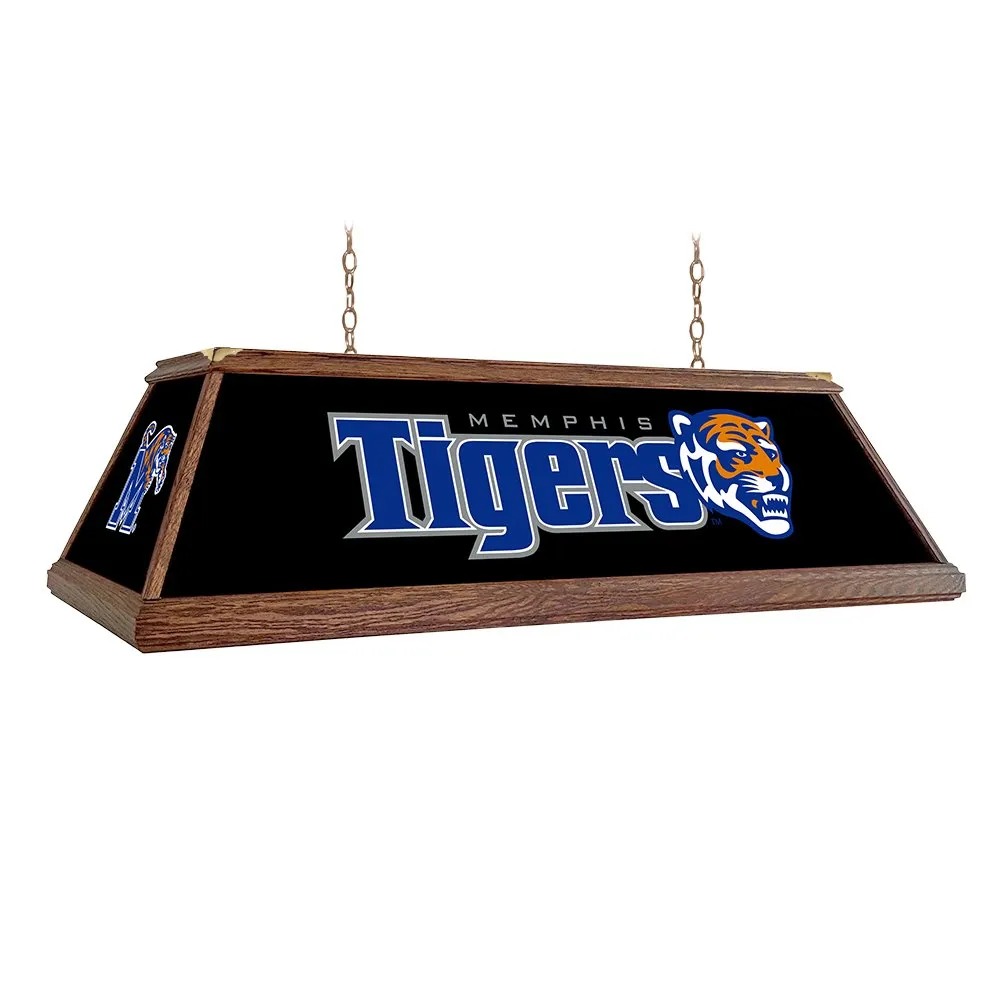 Memphis Tigers: Premium Wood Pool Table Light