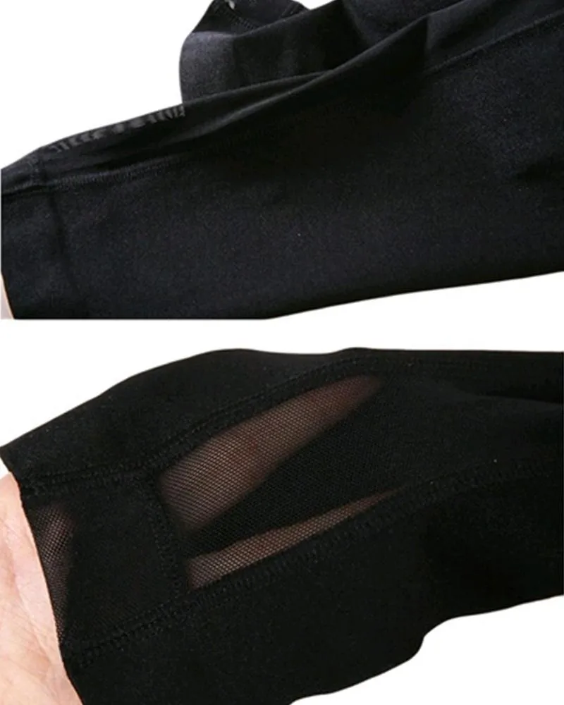 Mesh Patchwork Sports Leggings