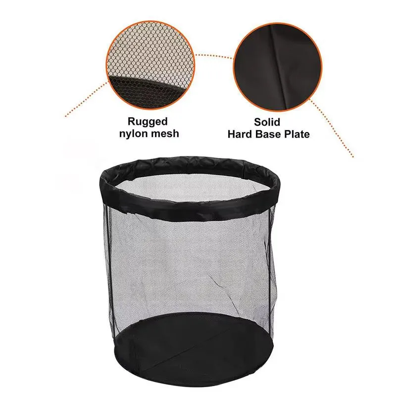 Mesh Sports Ball Bag 15L Mesh Ball Bag Large Sports Ball Bag Outdoor Organizer for Holding Basketball Volleyball Baseball
